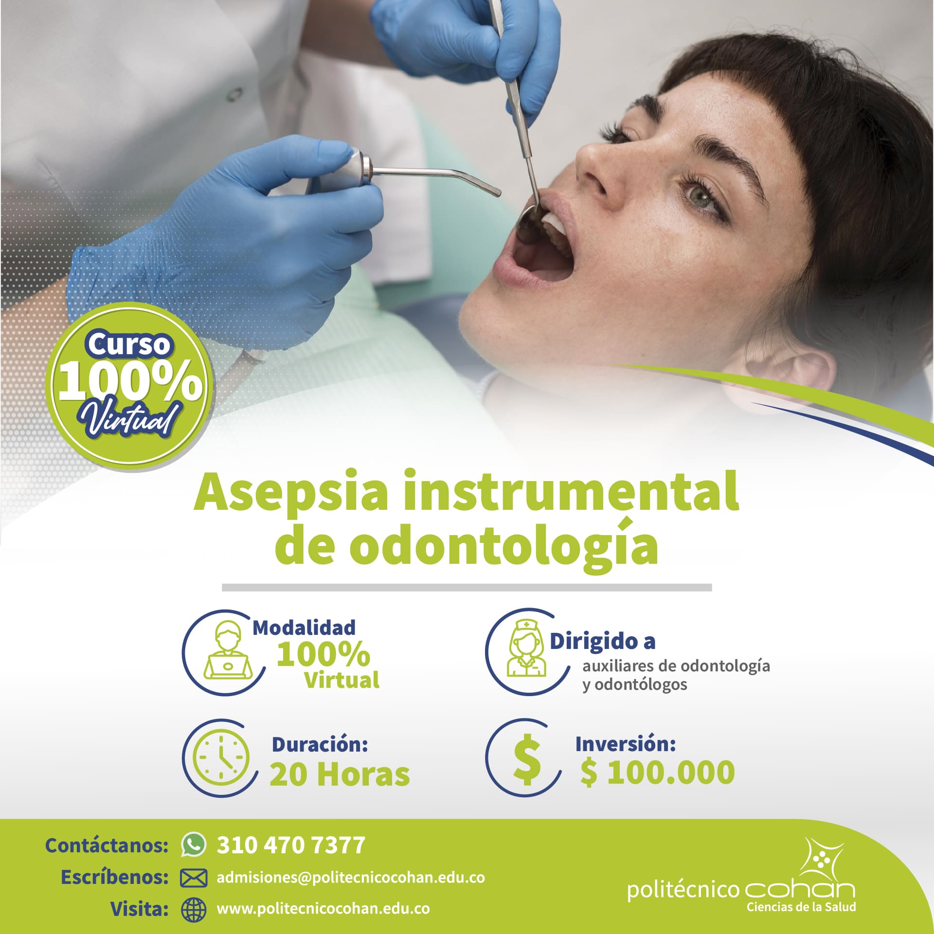 Asepsia instrumental de odontología - publico general