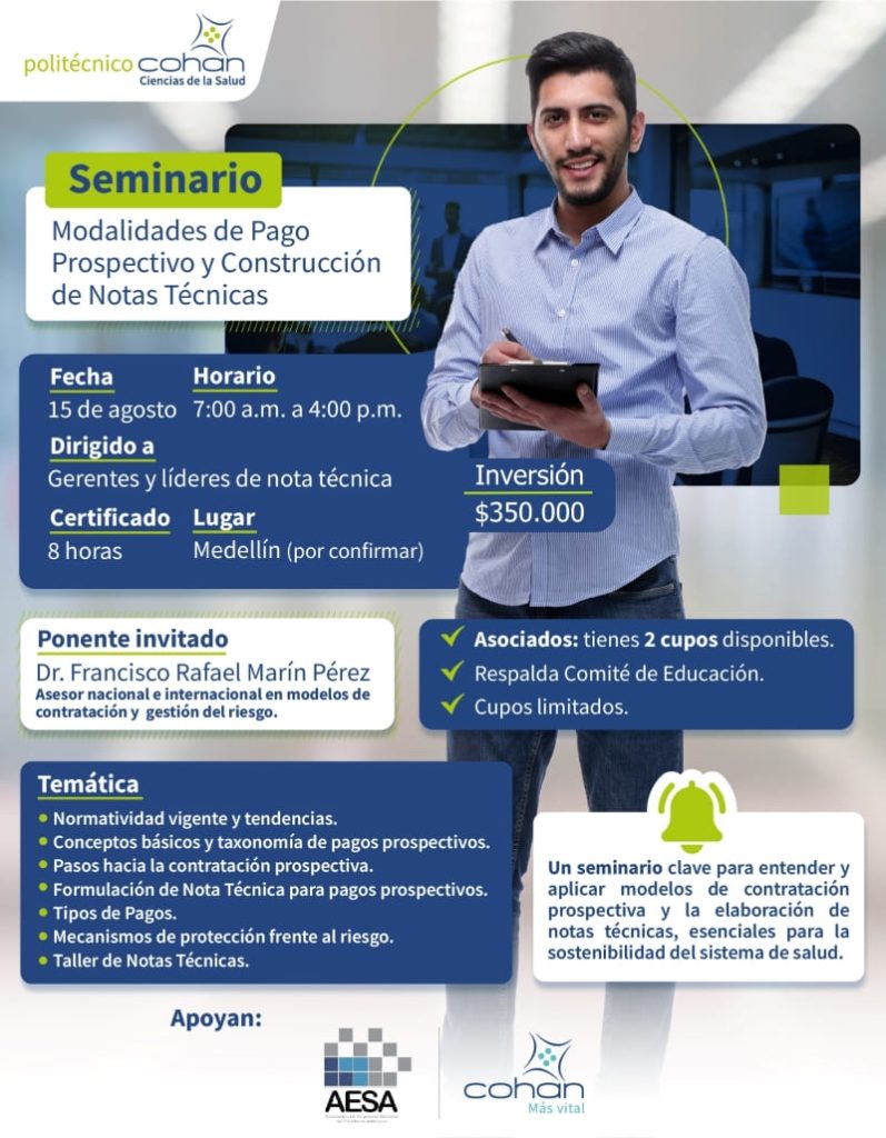 Seminario modalidades de pago prospectivas Poli COHAN